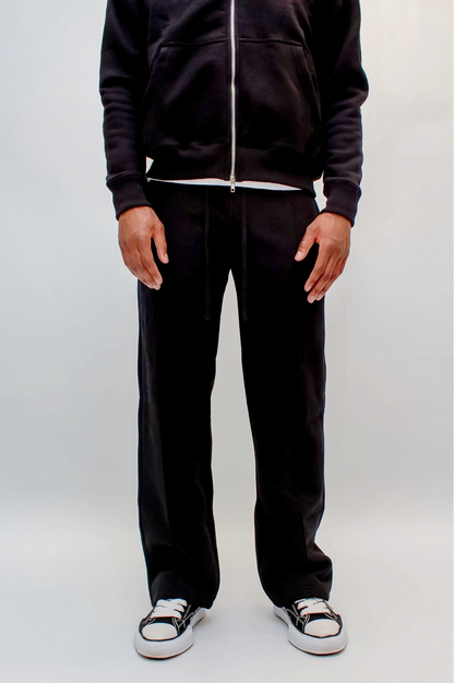 Black Ultra Wide Leg Joggers